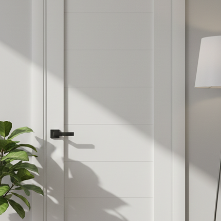 Ușă de interior T-04-design orizontal minimalist