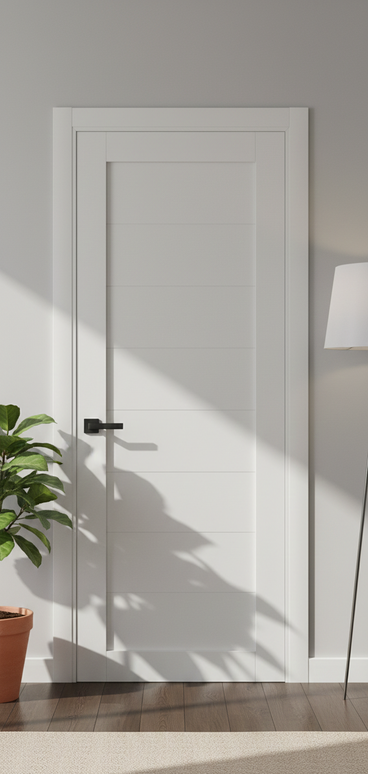 Ușă de interior T-04-design orizontal minimalist