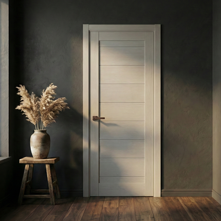 Ușă de interior ML-04 cu design orizontal modern, foaie plină