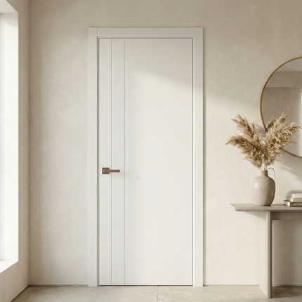 Ușă de interior ST-10 – Design modern cu linii verticale