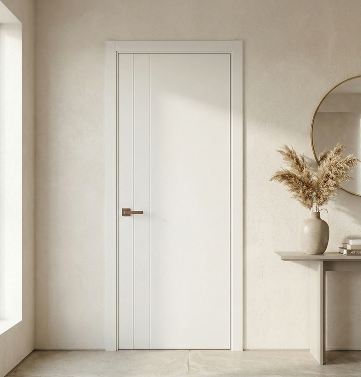 Ușă de interior ST-10 – Design modern cu linii verticale