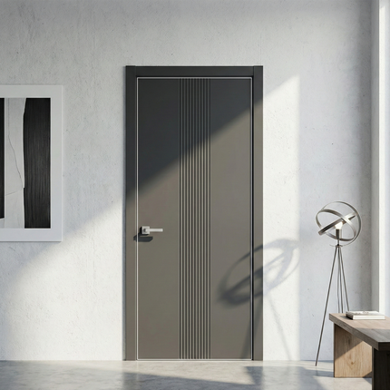 Ușă de interior ST-35 – Frezare verticală centrală modernă