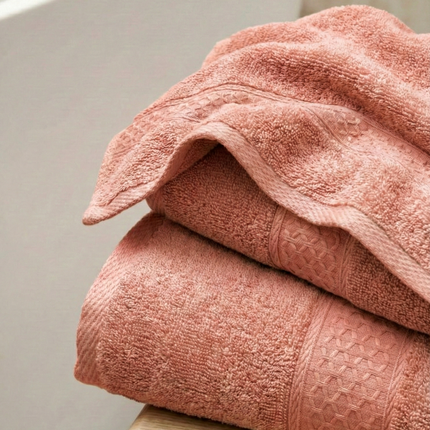 Set 3 prosoape baie, bumbac 100%, CORAI, 75×150 cm + 40×80 cm + 50×80 cm