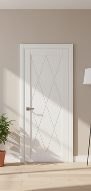 Ușă de interior ML-711 – Design geometric cu diamant decorativ