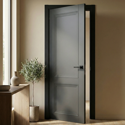 Ușă de interior T-14-design cu panouri frezate