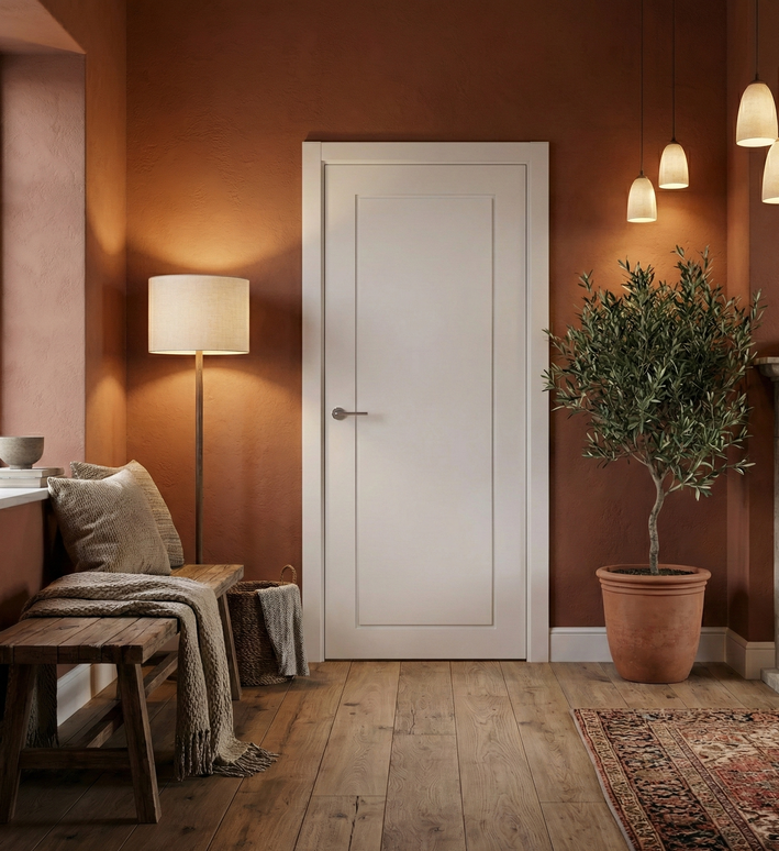 Usa de interior alb mat vopsit Paint 9