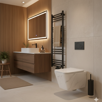 Vas WC Calacatta White