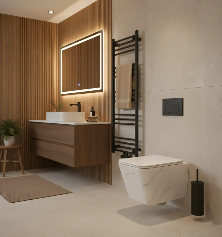 Vas WC Calacatta White