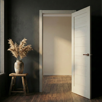 Ușă de interior ML-04 cu design orizontal modern, foaie plină