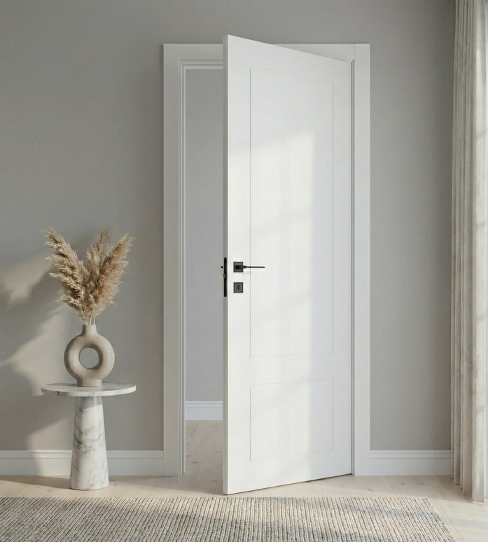 Usa de interior alb mat vopsit Paint 5