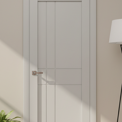 Ușă de interior ML-710 – Design arhitectural cu linii verticale