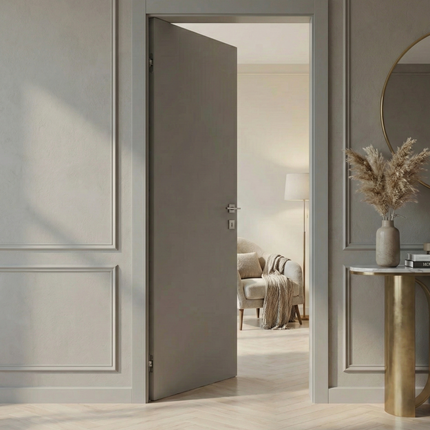 Ușă interior Cortes Prima – Gri 7037 mat vopsit