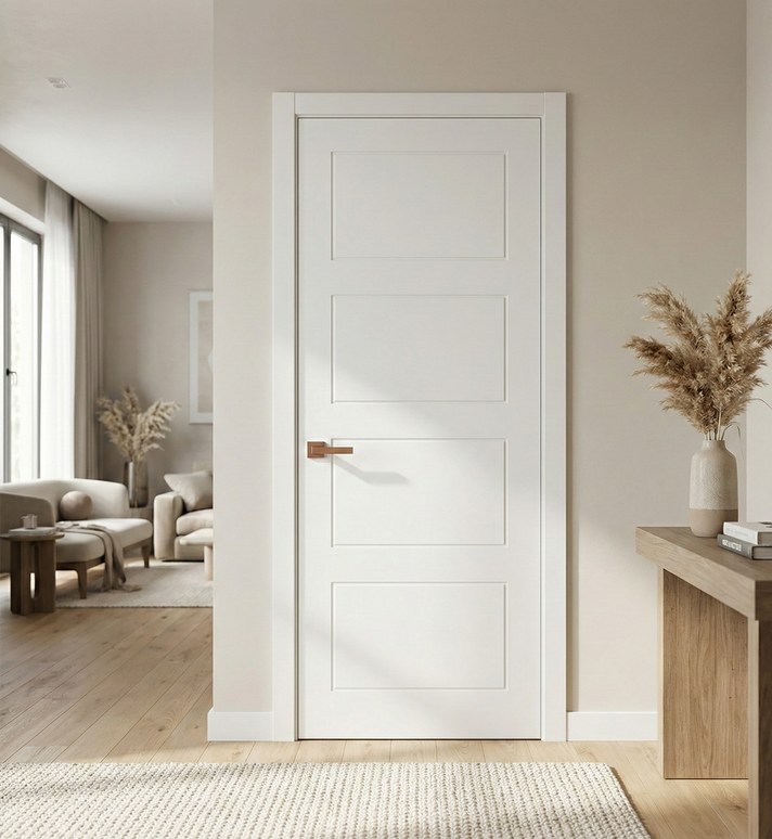 Ușă de interior ST-32 – 4 panouri, design arhitectural echilibrat