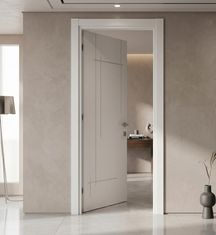 Ușă de interior albă-APN146