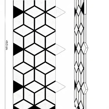 Panou riflaj decorativ Cubic Wood - stejar natur XYPT-12