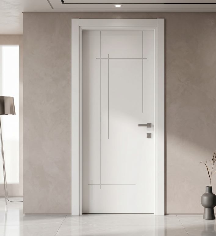 Ușă de interior albă-APN146