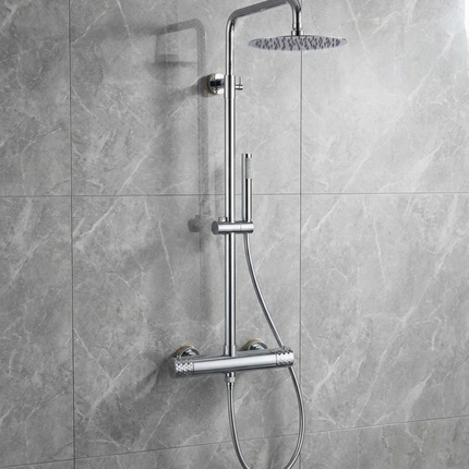 Sistem de duș termostatic – Astrid – Crom Diamond
