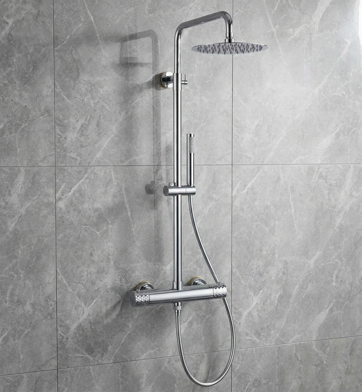 Sistem de duș termostatic – Astrid – Crom Diamond