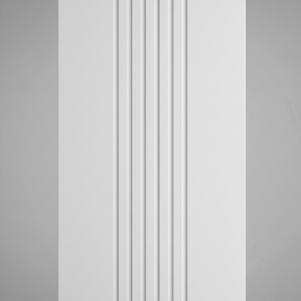 Ușă de interior albă JY-003 cu toc reglabil – stil modern minimalist, complet echipată, livrare rapidă