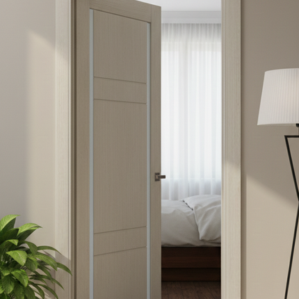 Ușă interior ML-626 cu inserții laterale de sticlă