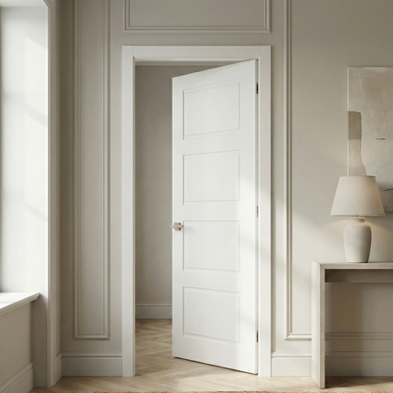 Ușă de interior ST-24 – Stil clasic-modern cu 4 panouri gravate