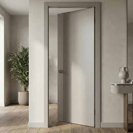 Ușă de interior ST-34 – Design vertical asimetric modern