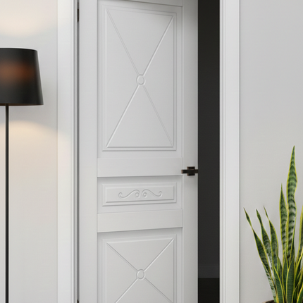 Ușă de interior ML-1202 clasică cu design geometric