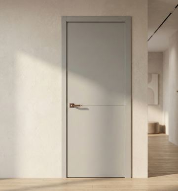 Ușă de interior ST-13 – Design minimalist cu linie orizontală