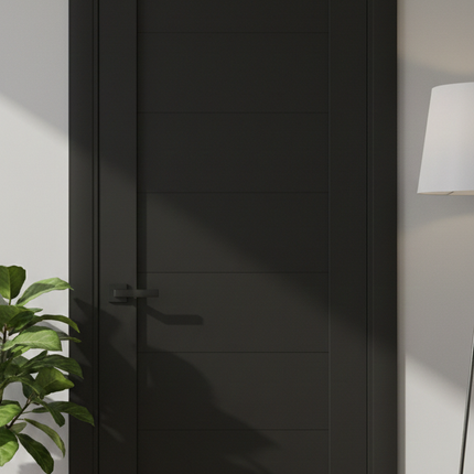 Ușă de interior T-04-design orizontal minimalist