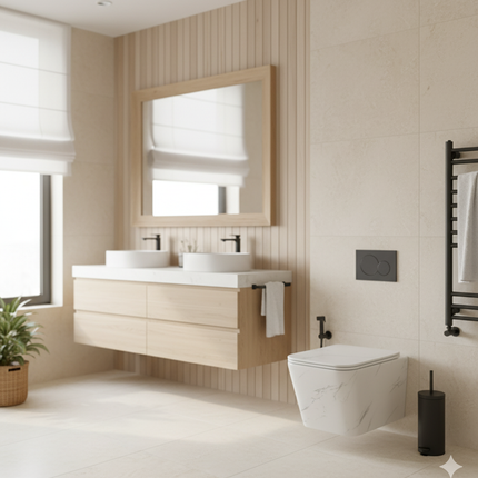 Vas WC Calacatta White