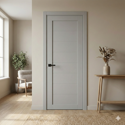 Ușă de interior T-04-design orizontal minimalist