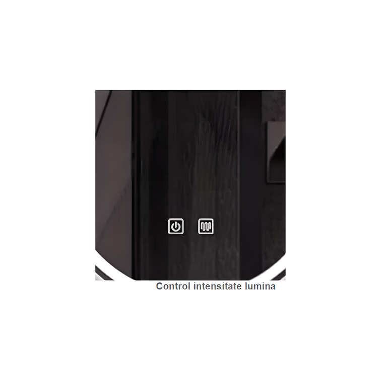 Oglindă baie LED H103 rectangulară cu 3 lumini, anti-aburire și touch control
