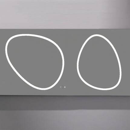 Oglindă baie LED 70x150 cm dreptunghiulară, senzor infraroșu și 3 nuanțe de lumină J-1125