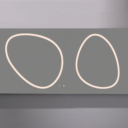 Oglindă baie LED 70x150 cm dreptunghiulară, senzor infraroșu și 3 nuanțe de lumină J-1125