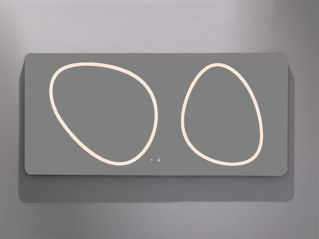 Oglindă baie LED 70x150 cm dreptunghiulară, senzor infraroșu și 3 nuanțe de lumină J-1125