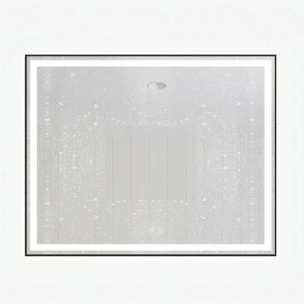 Oglindă baie LED 100x80 cm dreptunghiulară, anti-aburire și touch control J-142