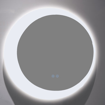 Oglindă rotundă LED H 2015 – 3 nuanțe de lumină, anti-aburire, touch control