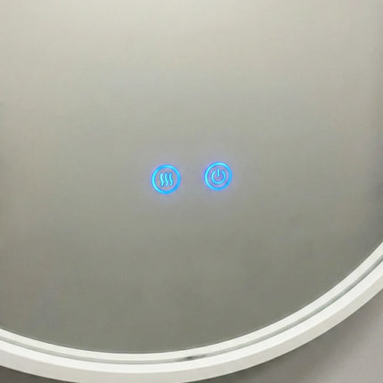 Oglindă baie LED 50x100 cm ovală, 3 nuanțe de lumină, anti-aburire și touch control J-3055