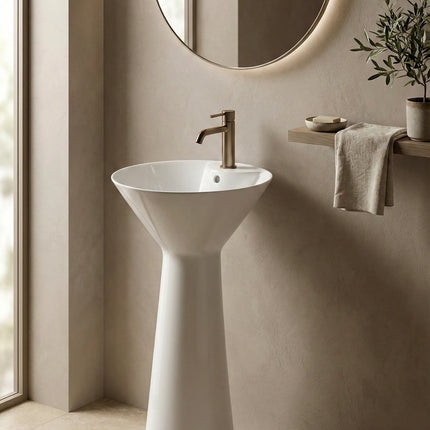 Lavoar freestanding H11 alb – design modern