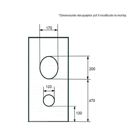 Lavoar freestanding ceramic H15-CBK-M – negru mat, formă pătrată