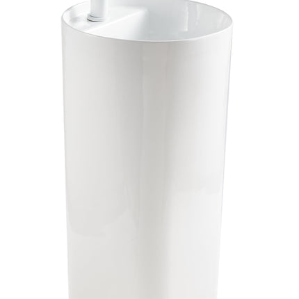 Lavoar ceramic freestanding H24 – alb lucios, design minimalist