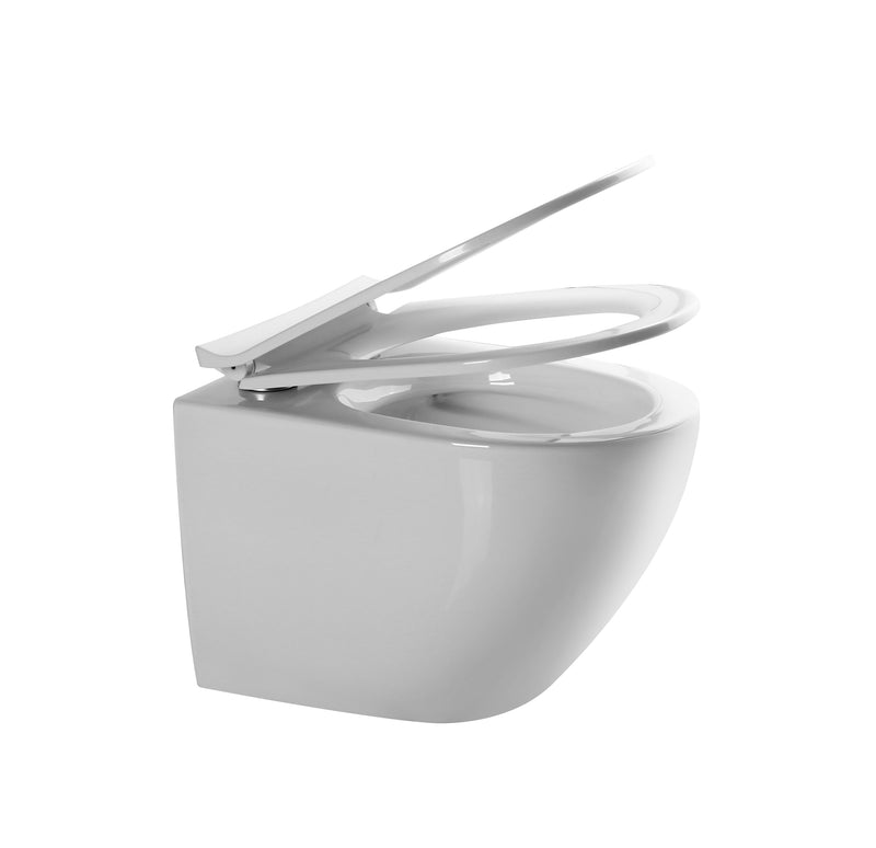 Vas WC Suspendat Rimless - White Glossy