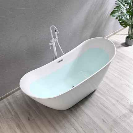 Cadă Freestanding Albă 1600x750x590– Design Modern și Elegant, Material Premium