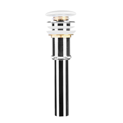 Ventil lavoar tip pop-up cu capac ceramic alb