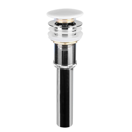 Ventil lavoar tip pop-up cu capac ceramic alb
