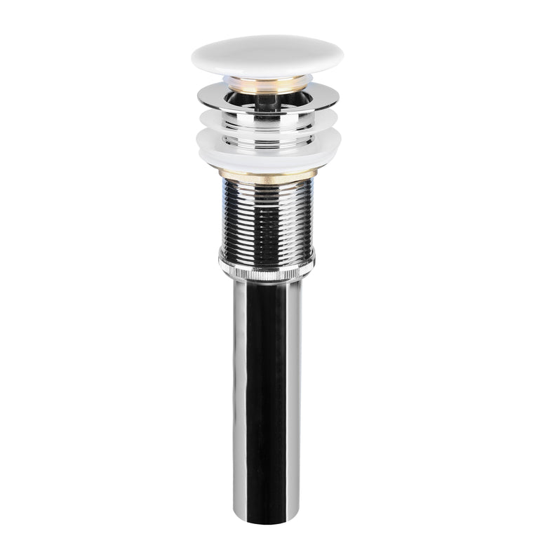 Ventil lavoar tip pop-up cu capac ceramic alb