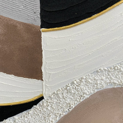 Tablou abstract cu accente aurii – 80×120 cm | Olivy