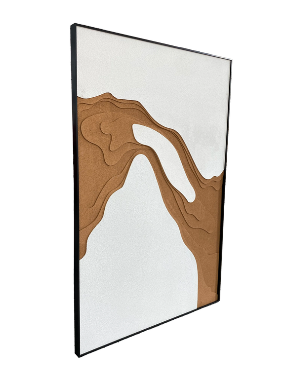 Tablou abstract texturat – 80×120 cm | Olivy