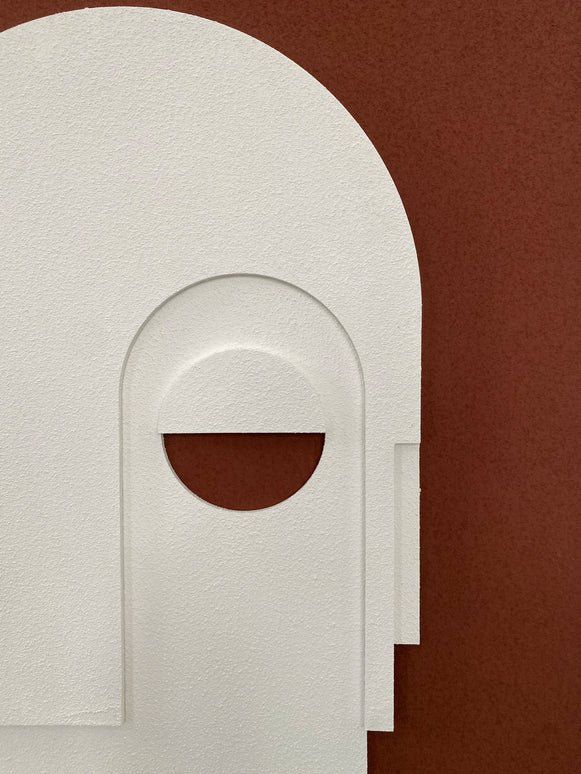 Tablou abstract cu relief geometric – 120×80 cm | Olivy