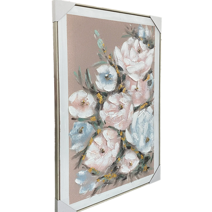 Tablou abstract cu accente aurii – 80×120 cm | Olivy